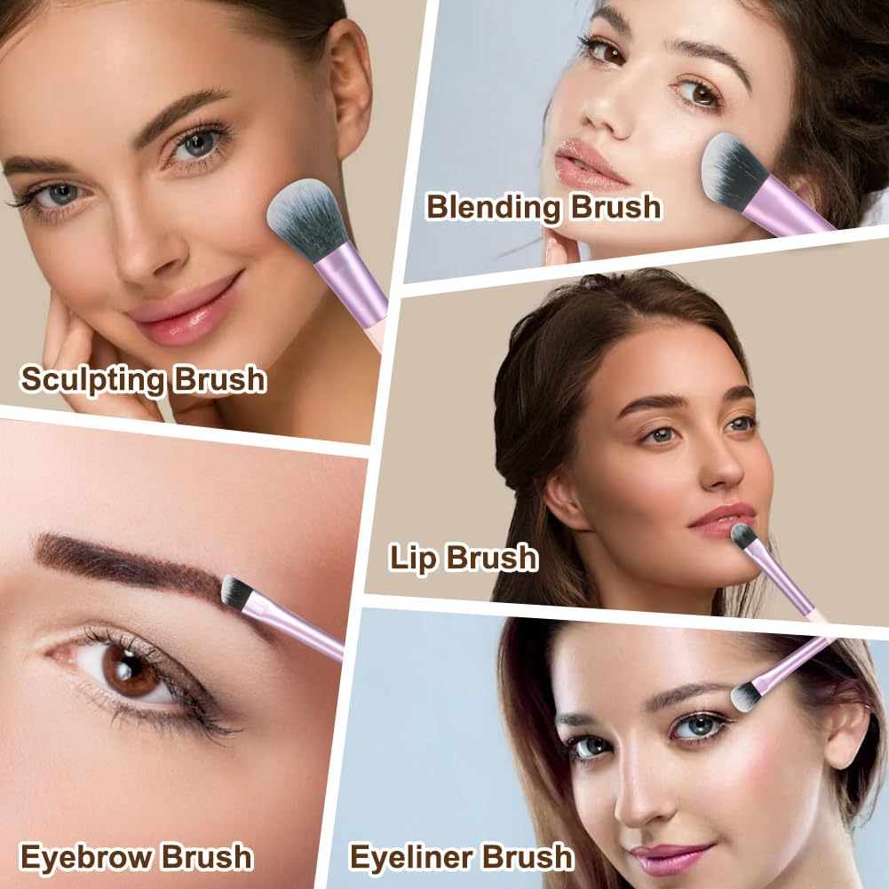 Thumbnail 5 de flintronic 10 Pcs Set Pennelli Make up