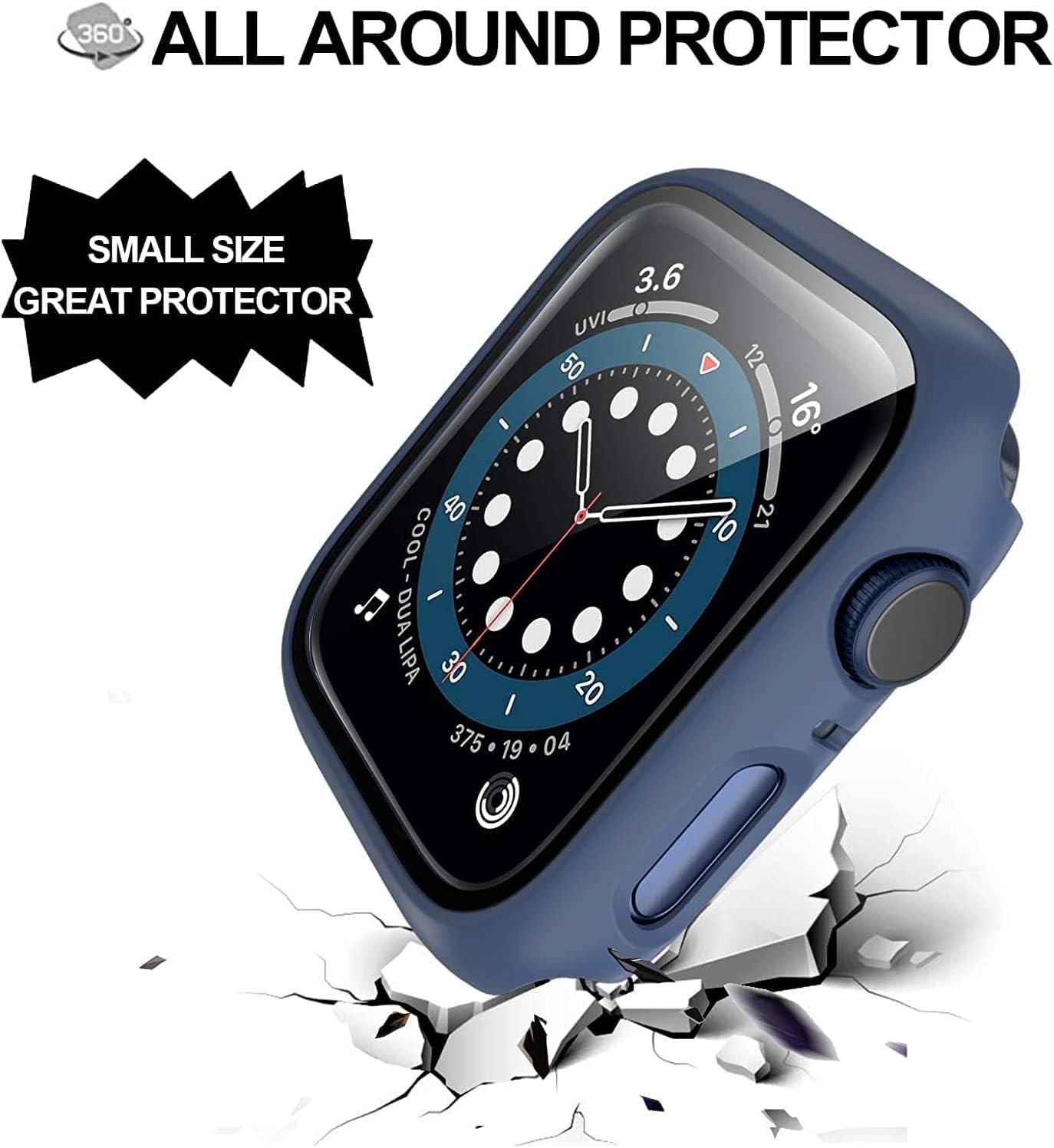 Detalle de Landhoo 6-Pack Apple Watch Case for Series 3/2 42mm with Screen Protector