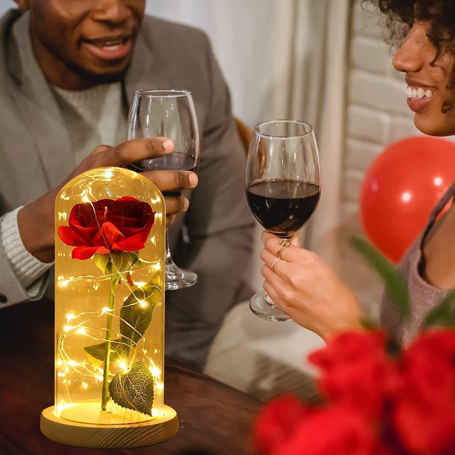 Thumbnail 5 de Dream Loom Rose Eternelle LED, 3 AAA