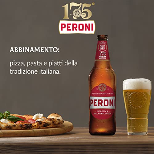 Thumbnail 8 de Peroni Birra in Cassa da 15 Bottiglie 66 cl – Lager italiana con malto 100% italiano, 4,7% vol