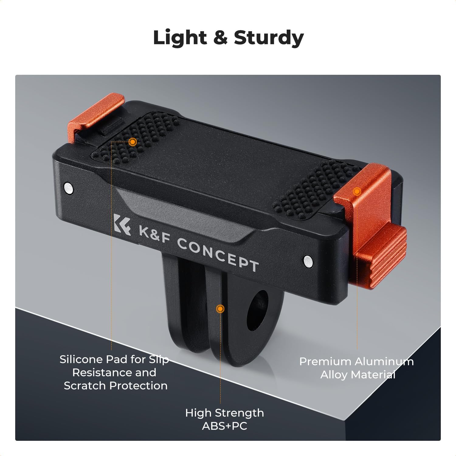 Thumbnail 3 de K&F Concept 2-Pack Magnetic Adapter Mount for DJI Osmo Nano/Osmo Action 6