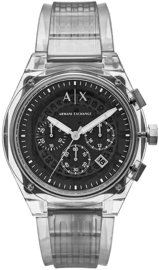 Thumbnail 6 de Armani Exchange Uhr für Herren – Chronograph, 44 mm, anthrazit/blau