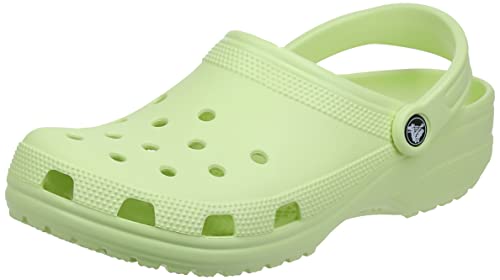 Detalle de Crocs Classic Clogs (Best Sellers) – Zuecos Unisex Verde Lime Zest 33/34 EU