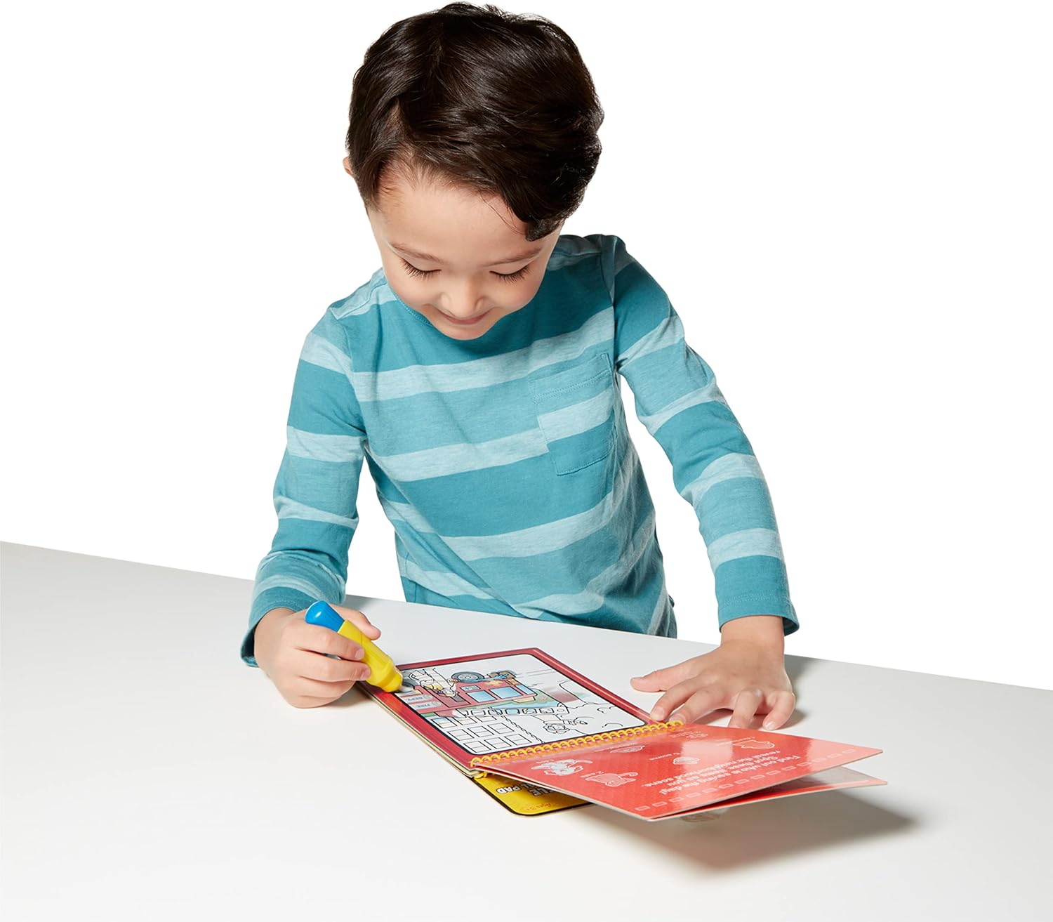 Detalle de Melissa & Doug Water Wow! Libro Magico da Colorare con Pennello ad Acqua – Veicoli