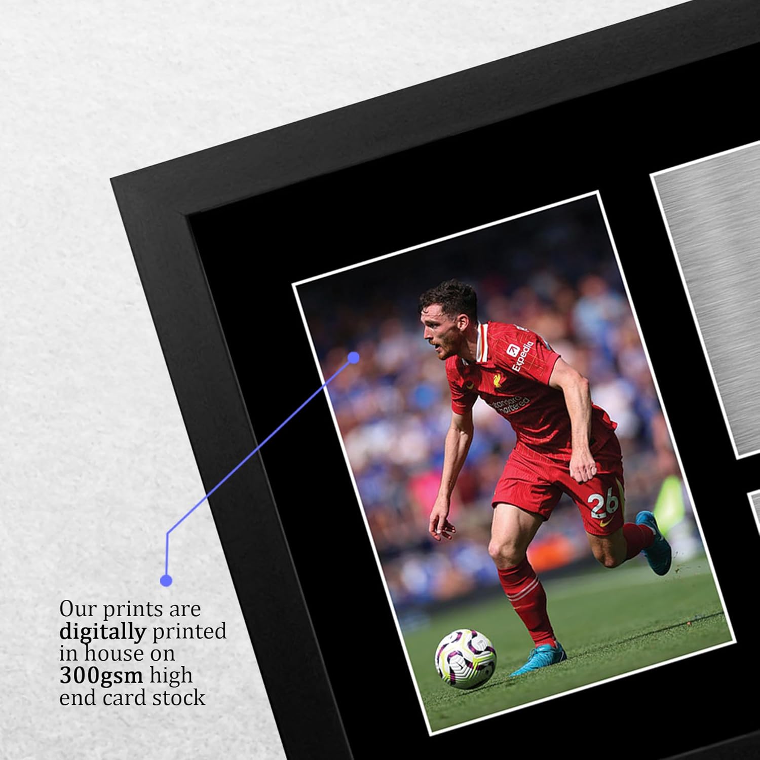 Thumbnail 3 de HWC Trading FR Andy Robertson Liverpool printed signed autograph picture (A4 framed) for fans and supporters