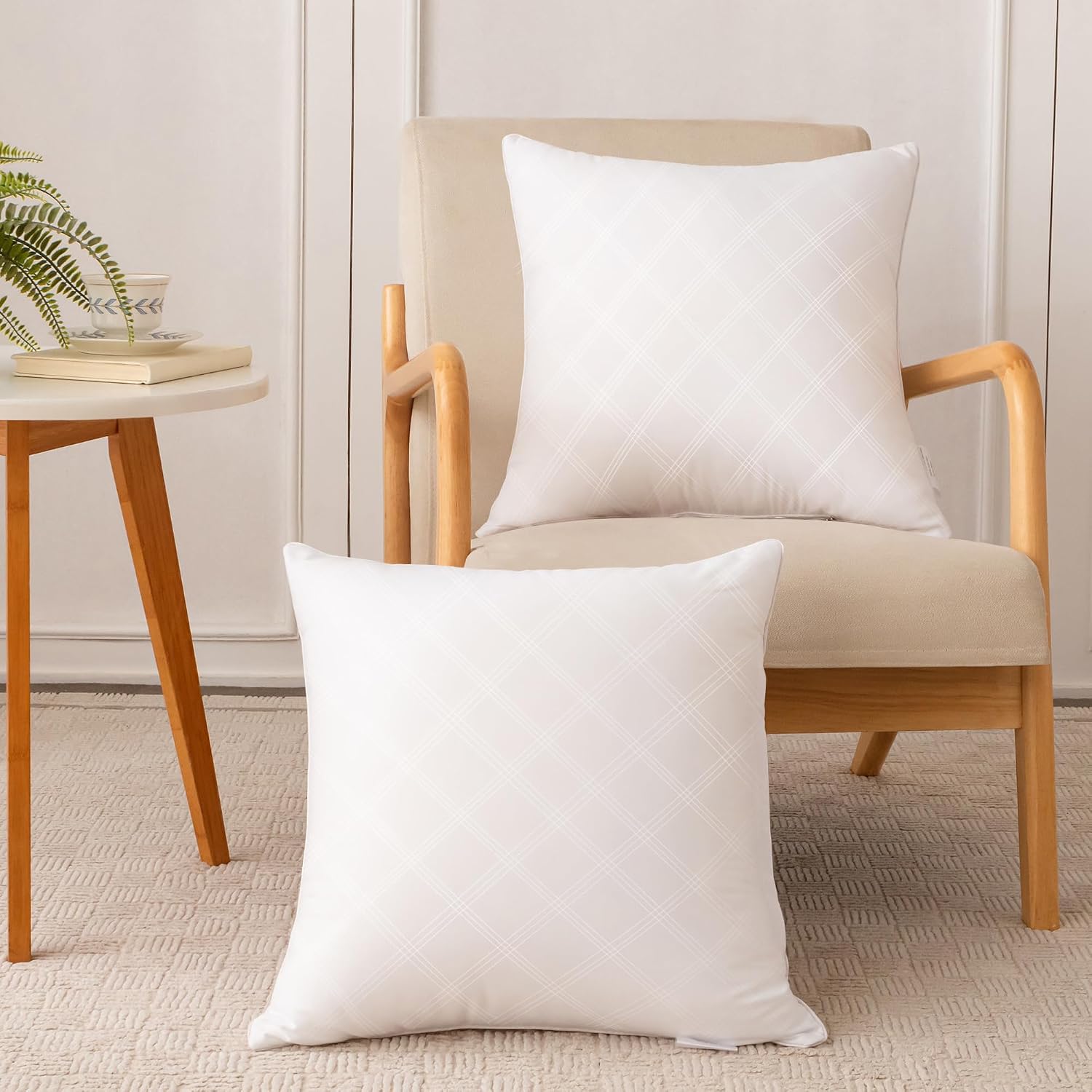 Detalle 2 de Oubonun Euro Pillow Inserts 28x28