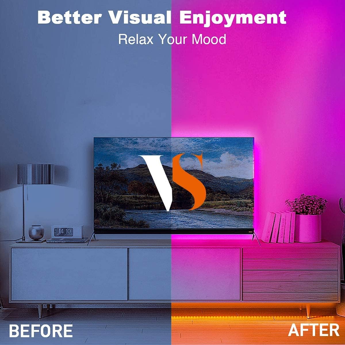 Thumbnail 5 de phopollo 15m LED Strip Lights for Bedroom with Remote & App Control