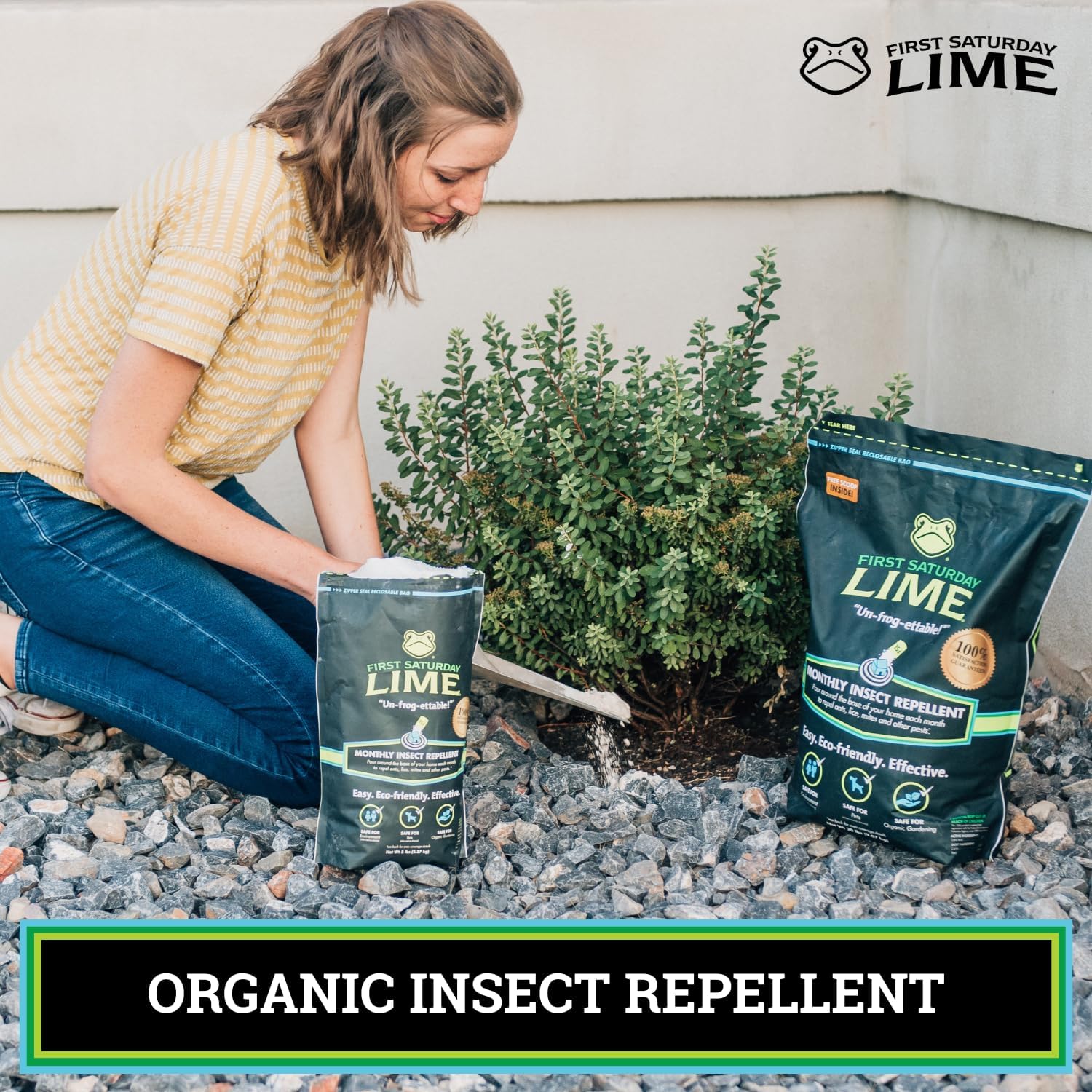 Thumbnail 3 de First Saturday Lime Insect Deterrent 20LB | Natural Outdoor Pest Barrier