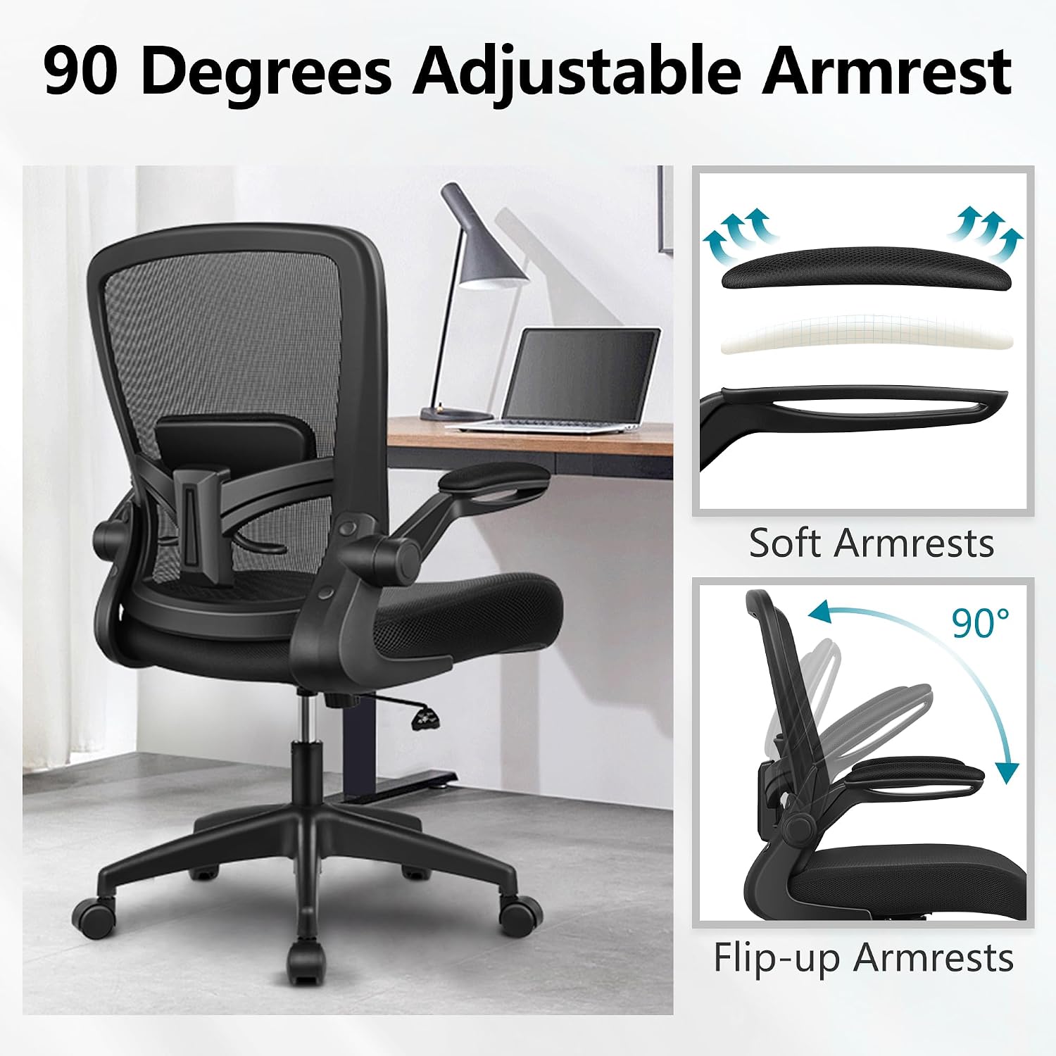 Thumbnail 6 de FelixKing Office Chair Ergonomic High-Back with Lumbar Support