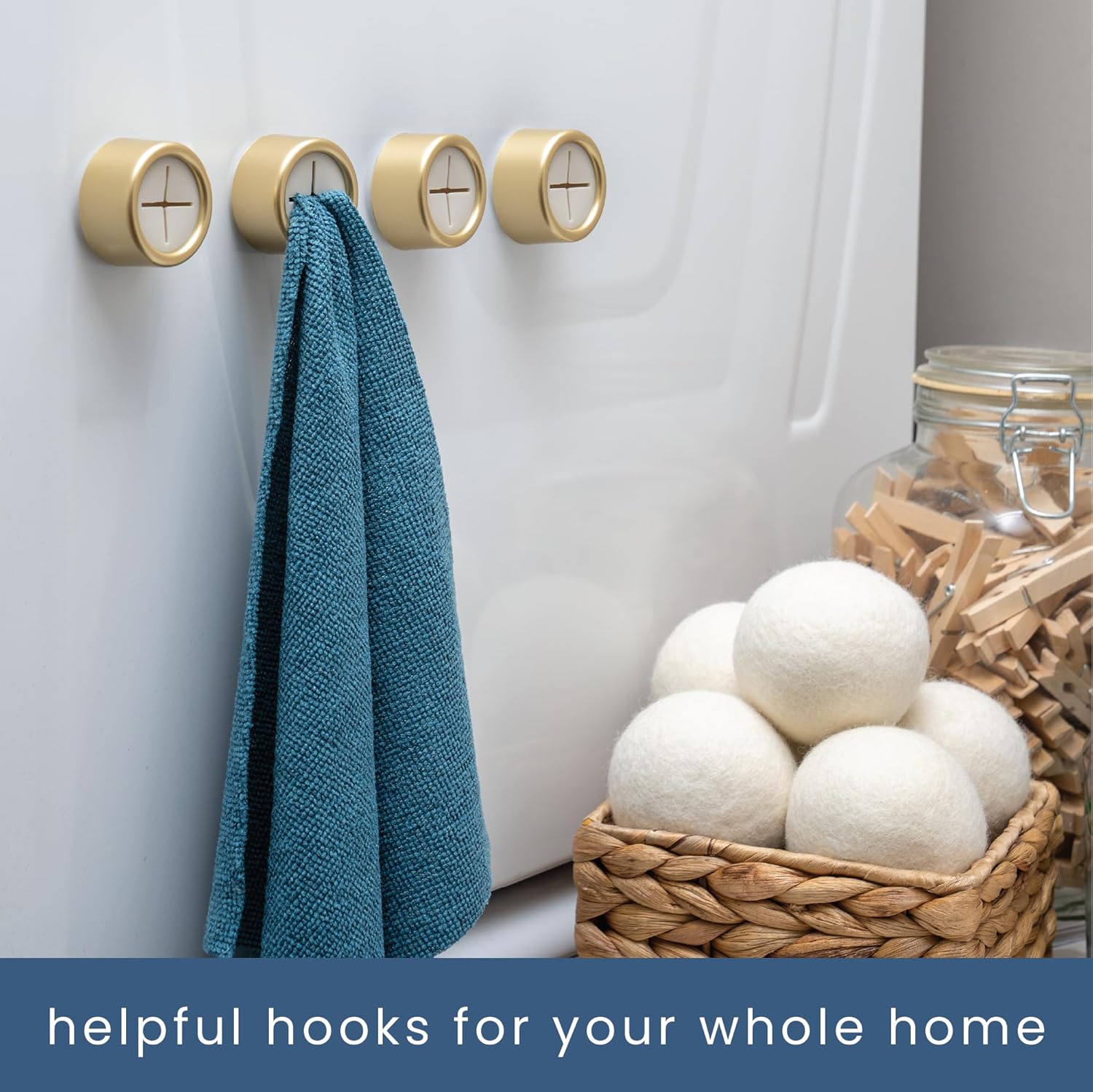 Thumbnail 3 de S&T INC. Round Adhesive Towel Hooks 1.7"
