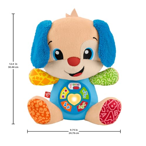 Detalle de Fisher-Price Laugh & Learn Perrito de Peluche musical con Smart Stages (JFD26) – multilingüe