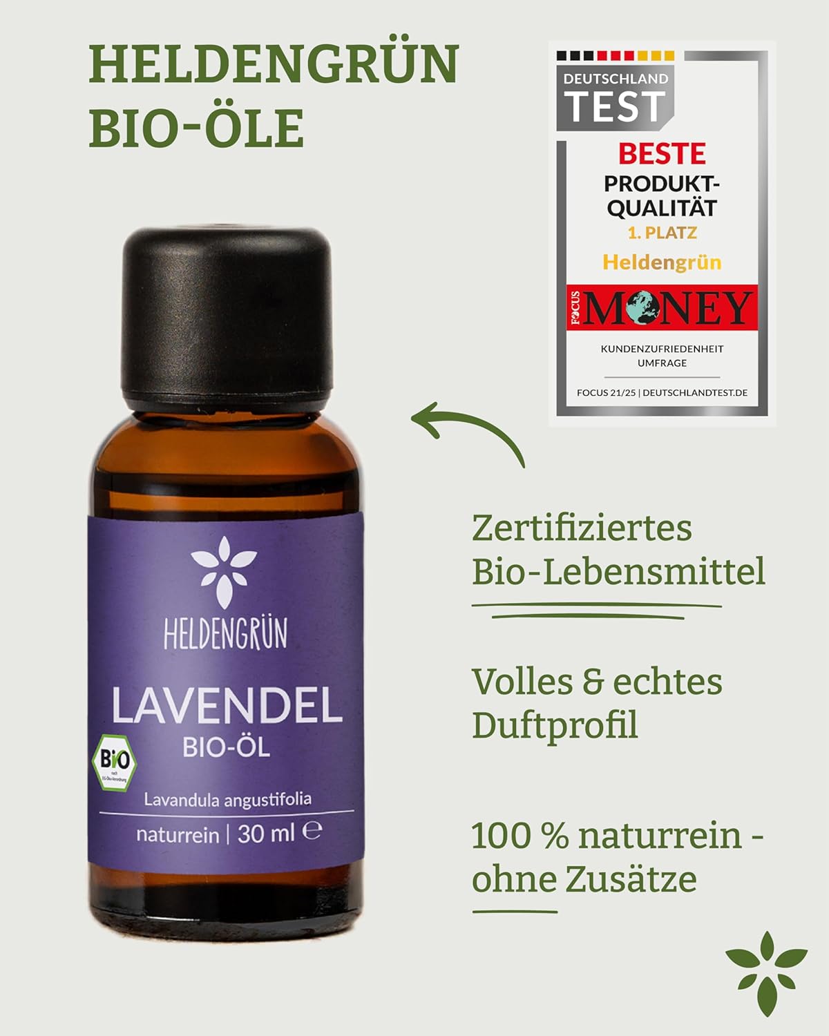 Thumbnail 6 de Heldengrün BIO Lavendelöl aus Echtem Lavendel