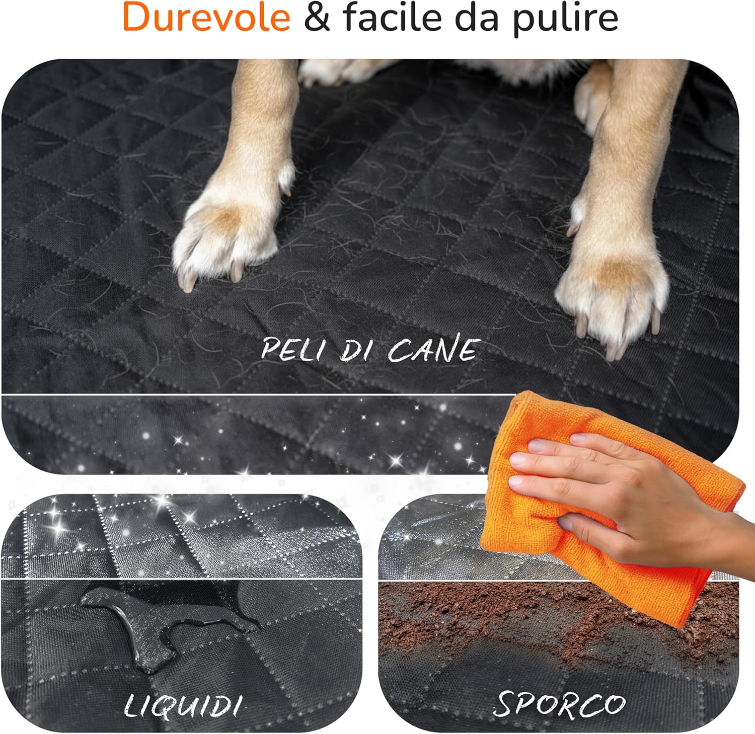 Thumbnail 4 de Upgrade4cars Premium Telo Bagagliaio Auto per Cani: Copertura Impermeabile e Antiscivolo Universale