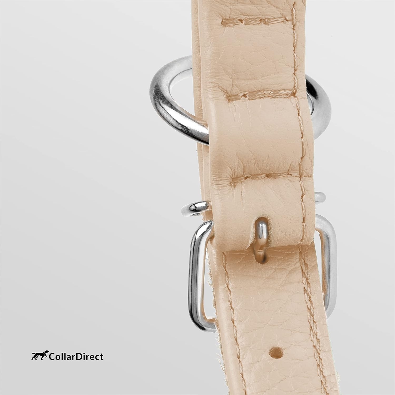 Detalle de CollarDirect rolled leather dog collar 20 in