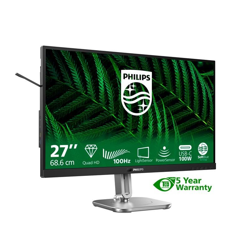 Thumbnail 2 de Monitor Philips 5000 Series 27B2G5601/00: 27" IPS Quad HD, 100 Hz, altura ajustable