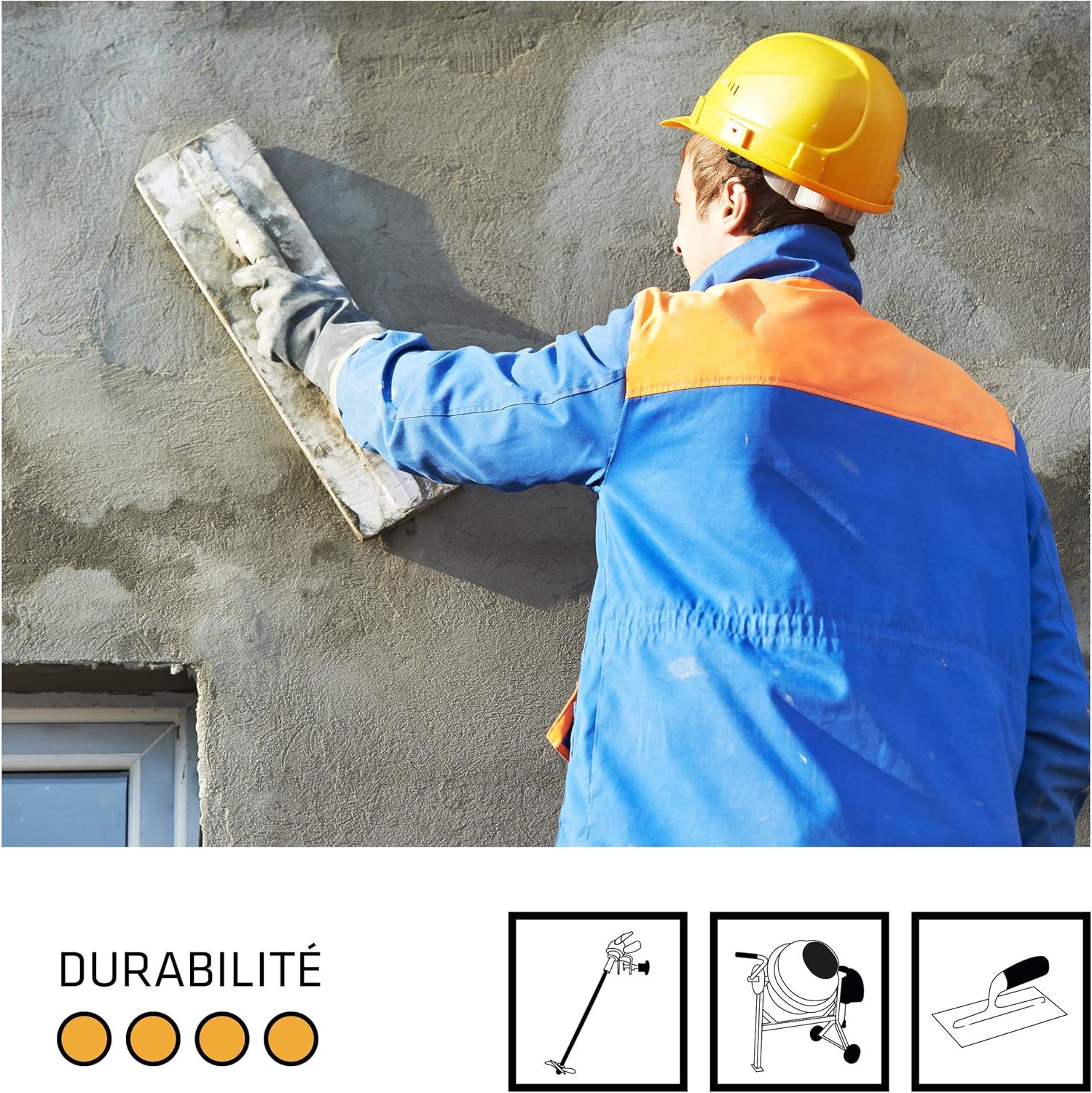 Thumbnail 4 de SikaCem Accélérateur Façade Transparent – Accélérateur de prise 20 L pour enduits, mortiers de montage et bétons