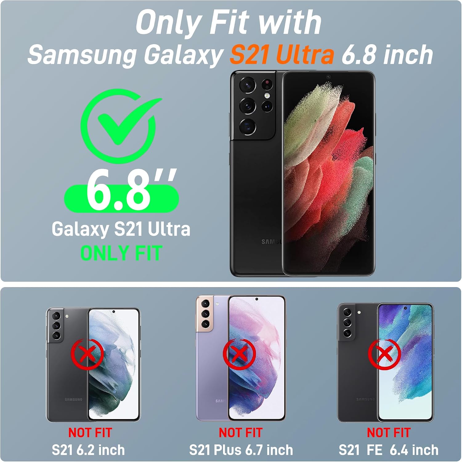 Thumbnail 2 de Pilaru Galaxy S21 Ultra Case with Hidden Card Slot