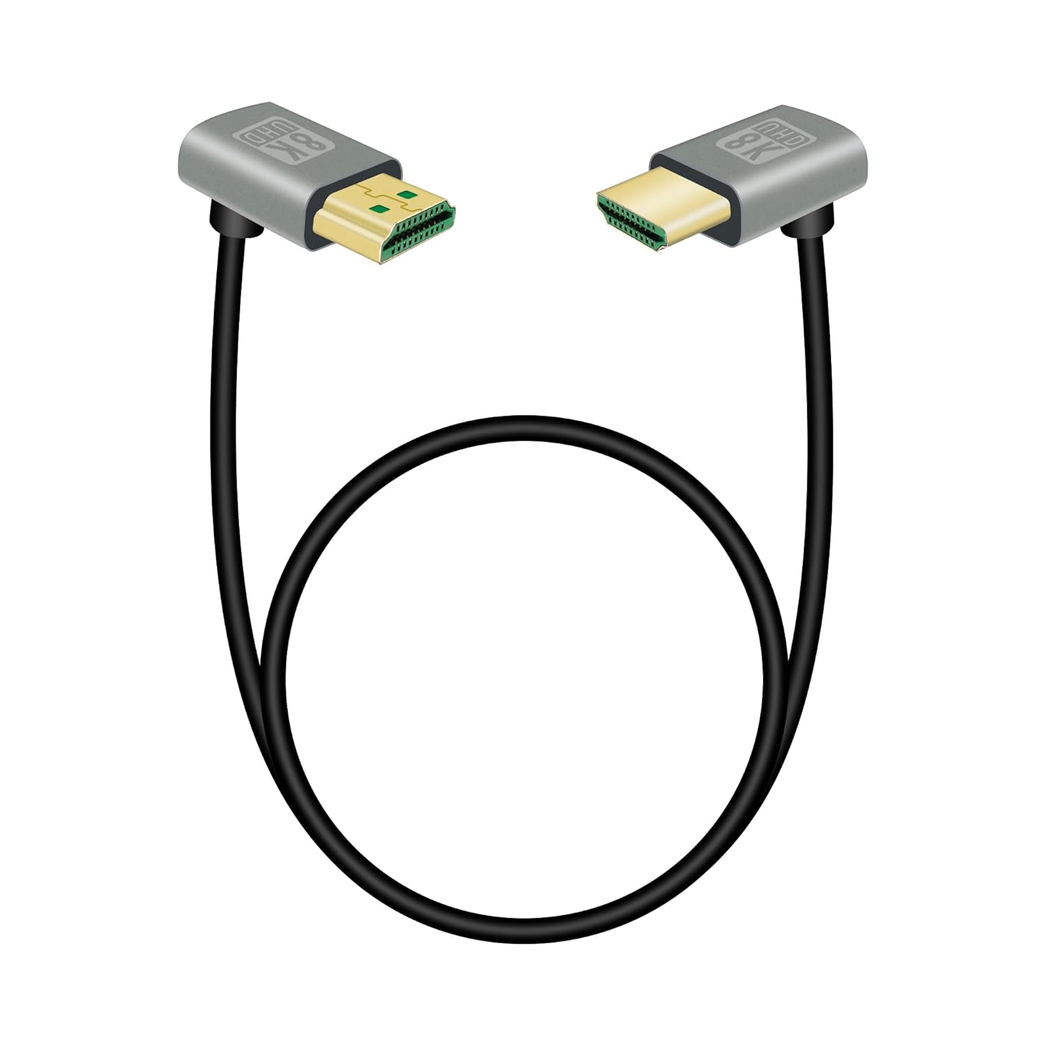Detalle de RIIEYOCA 8K 270 Degree HDMI Cable 0.5m