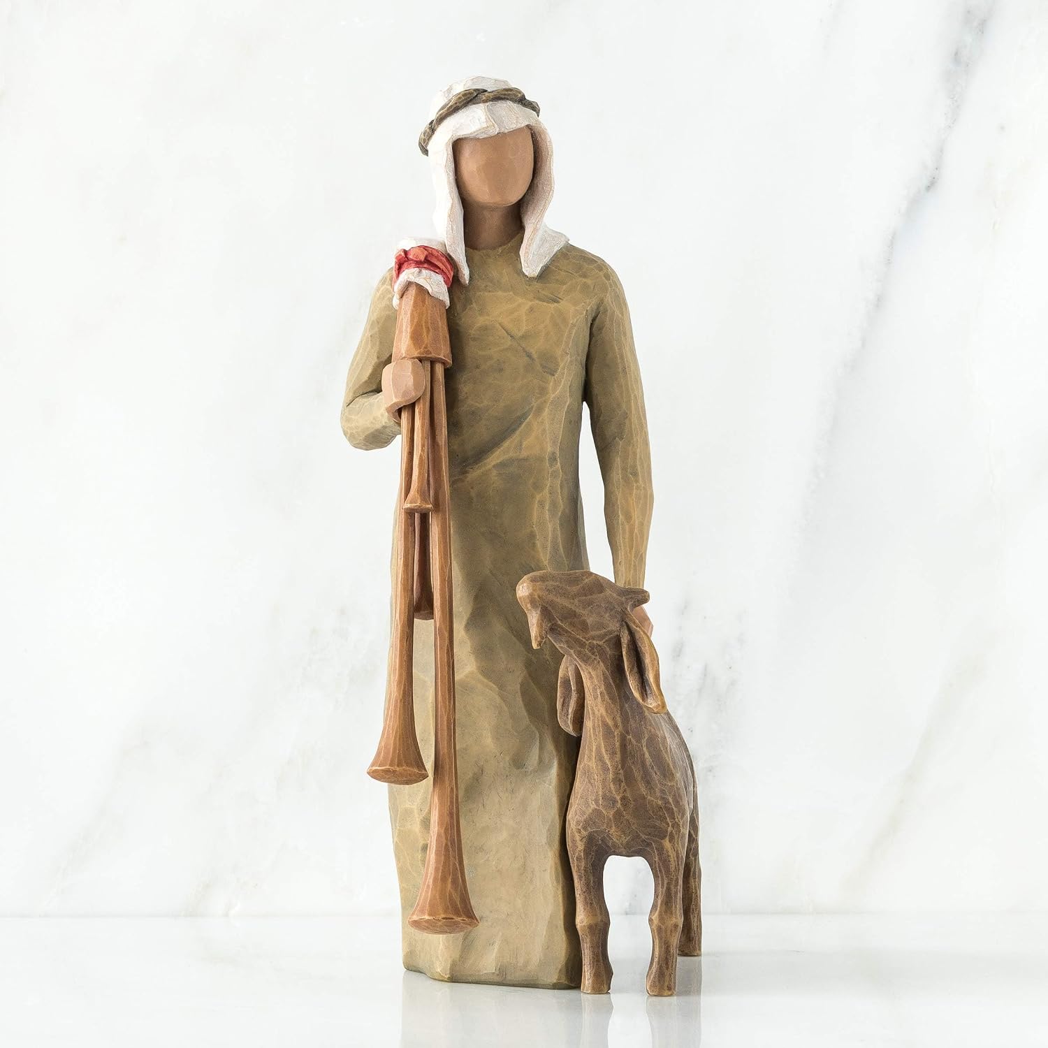 Detalle de Willow Tree Zampognaro Shepherd Figurine by Susan Lordi