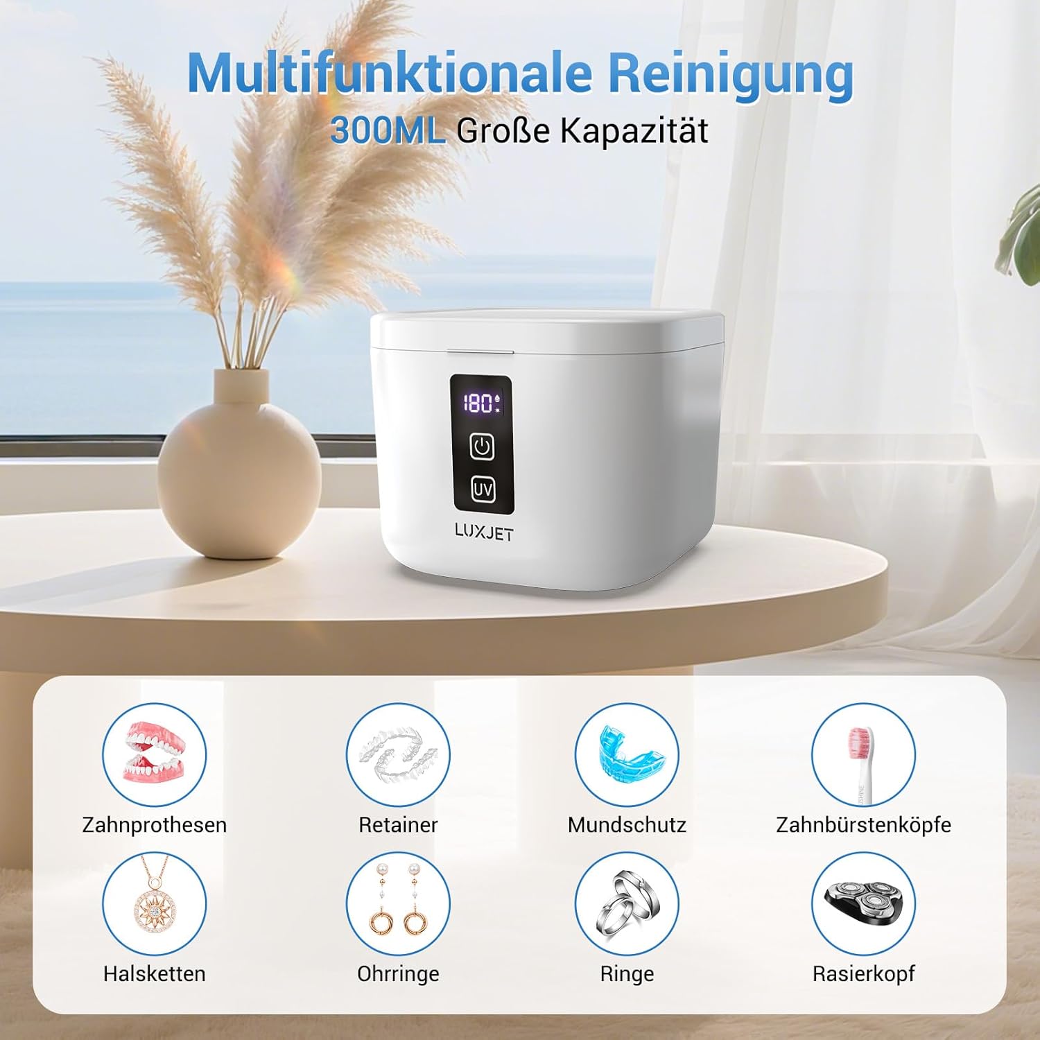 Thumbnail 4 de Ultraschallreinigungsgerät 48000Hz – 300ML Reinigungsbehälter