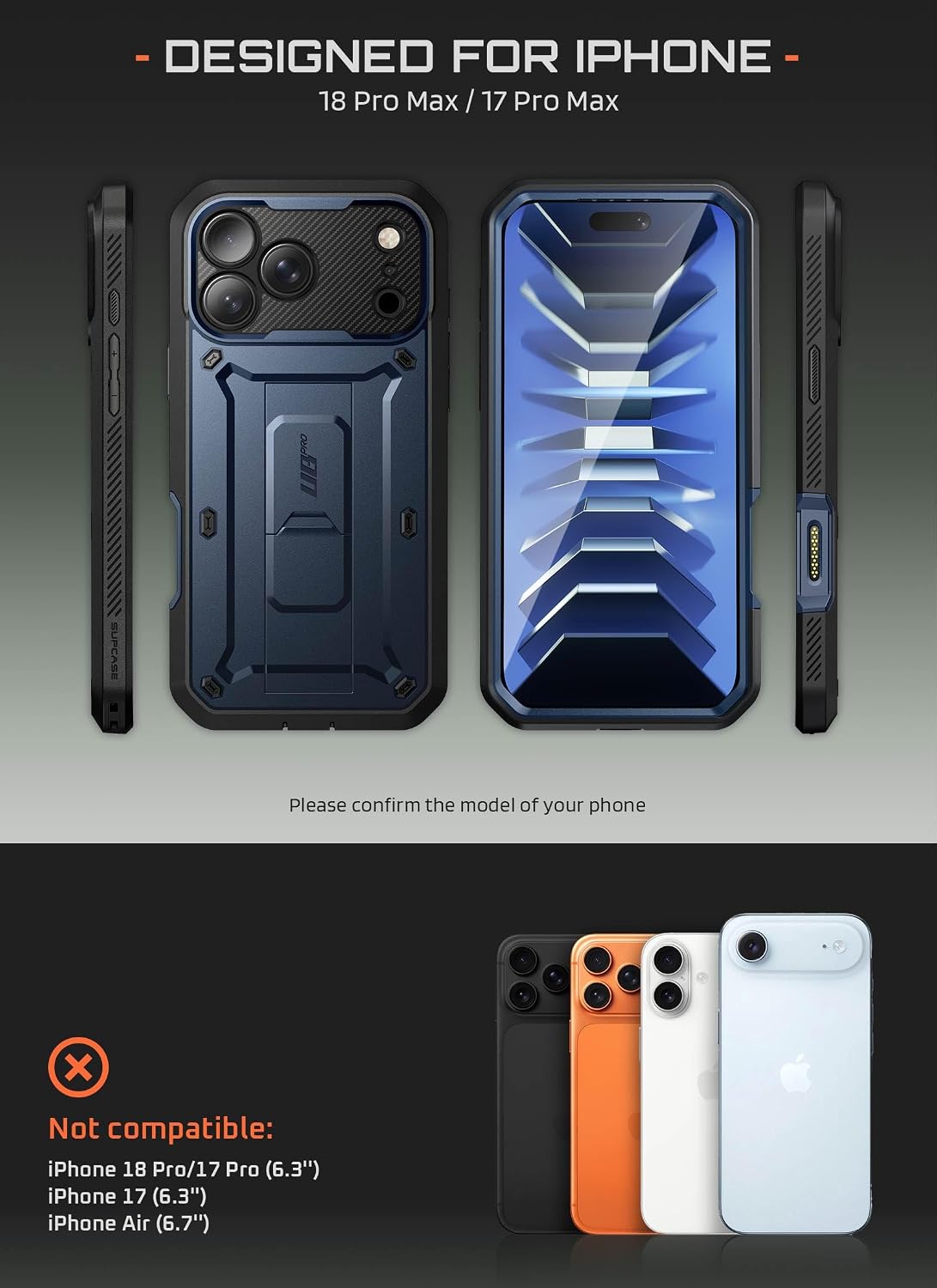 Thumbnail 1 de SUPCASE iPhone case, 17 Pro Max
