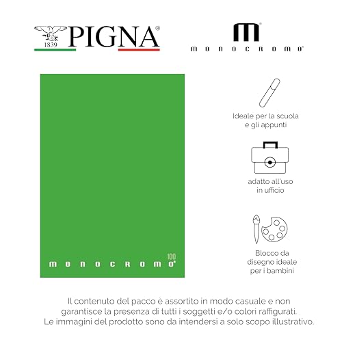 Thumbnail 3 de Pigna Confezione 10 Quaderno Maxi A4 MONOCROMO THE ORIGINAL