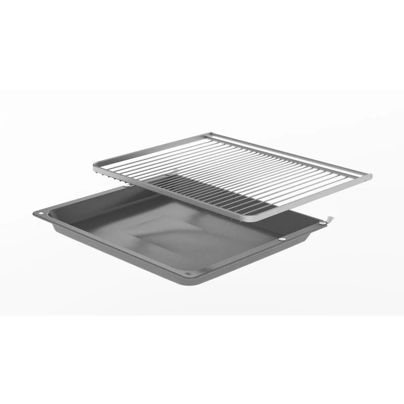 Detalle de Horno eléctrico Balay 3HB413CX3 71L negro y plata Hydro con autolimpieza, LED y bloqueo para niños