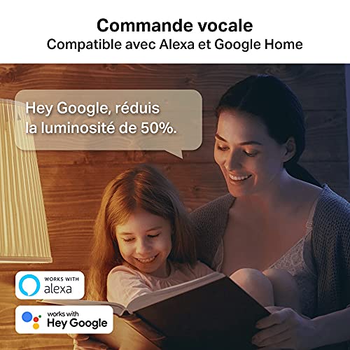 Detalle 2 de Tapo Ampoule Connectée Alexa E27 — LED RGB Dimmable, multicolore, 1 pièce