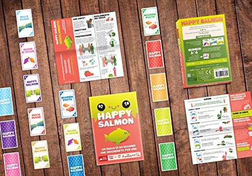 Detalle 2 de Asmodee Happy Salmon – Gioco da Tavolo Divertente