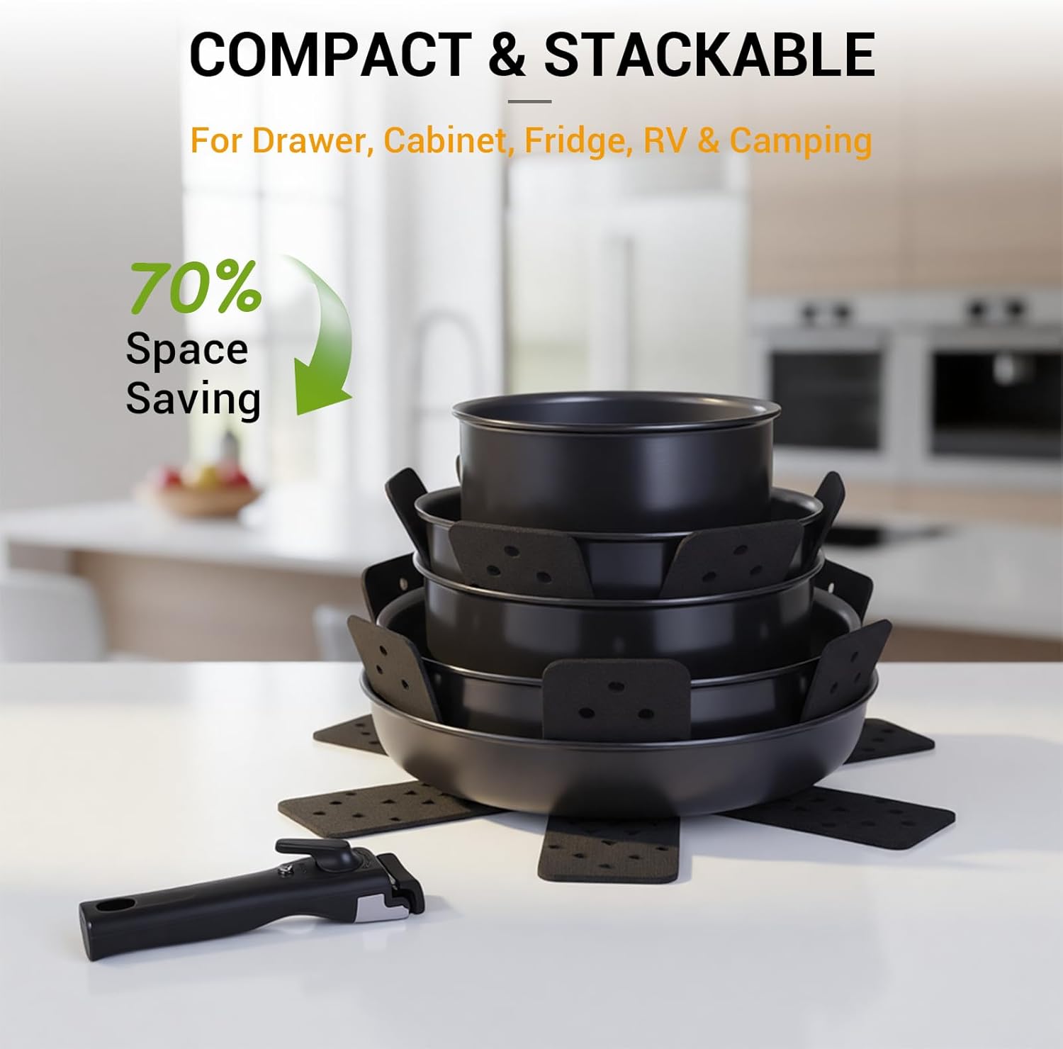 Thumbnail 3 de Ammeloo 18-Piece Ceramic Cookware Set 1.5 qt