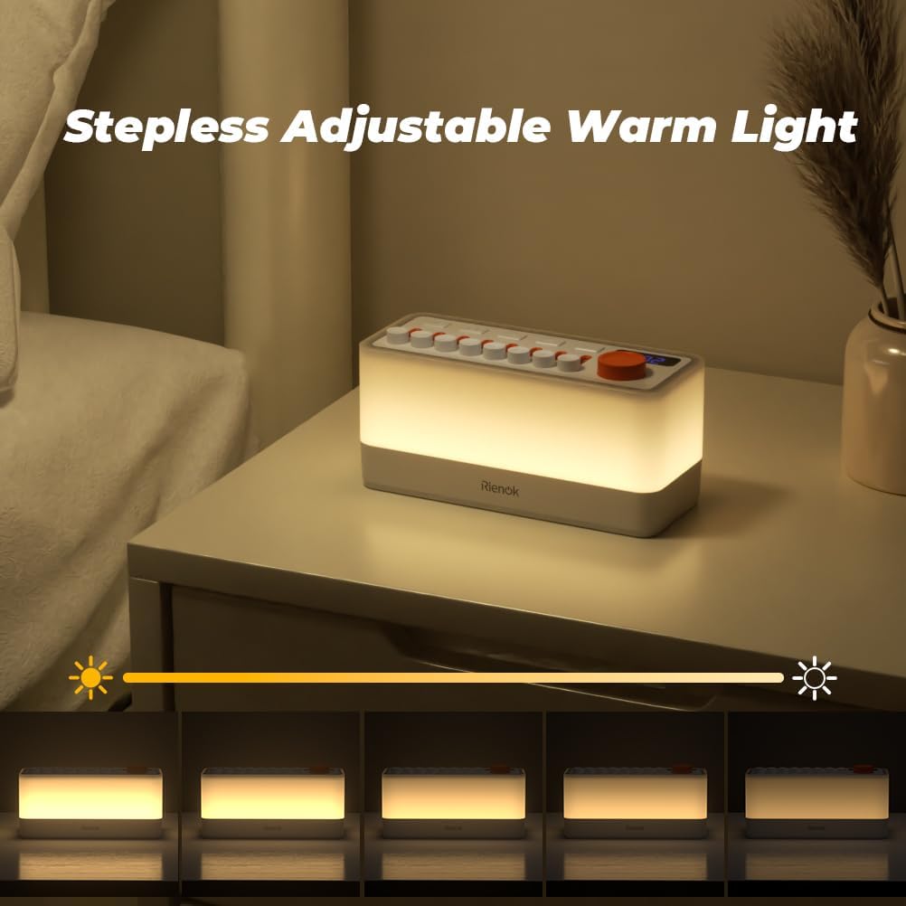 Thumbnail 5 de RIENOK S10 bedside lamp with Bluetooth speaker