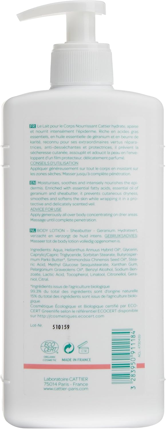 Detalle 2 de Cattier Lait corps nourrissant 500 ml