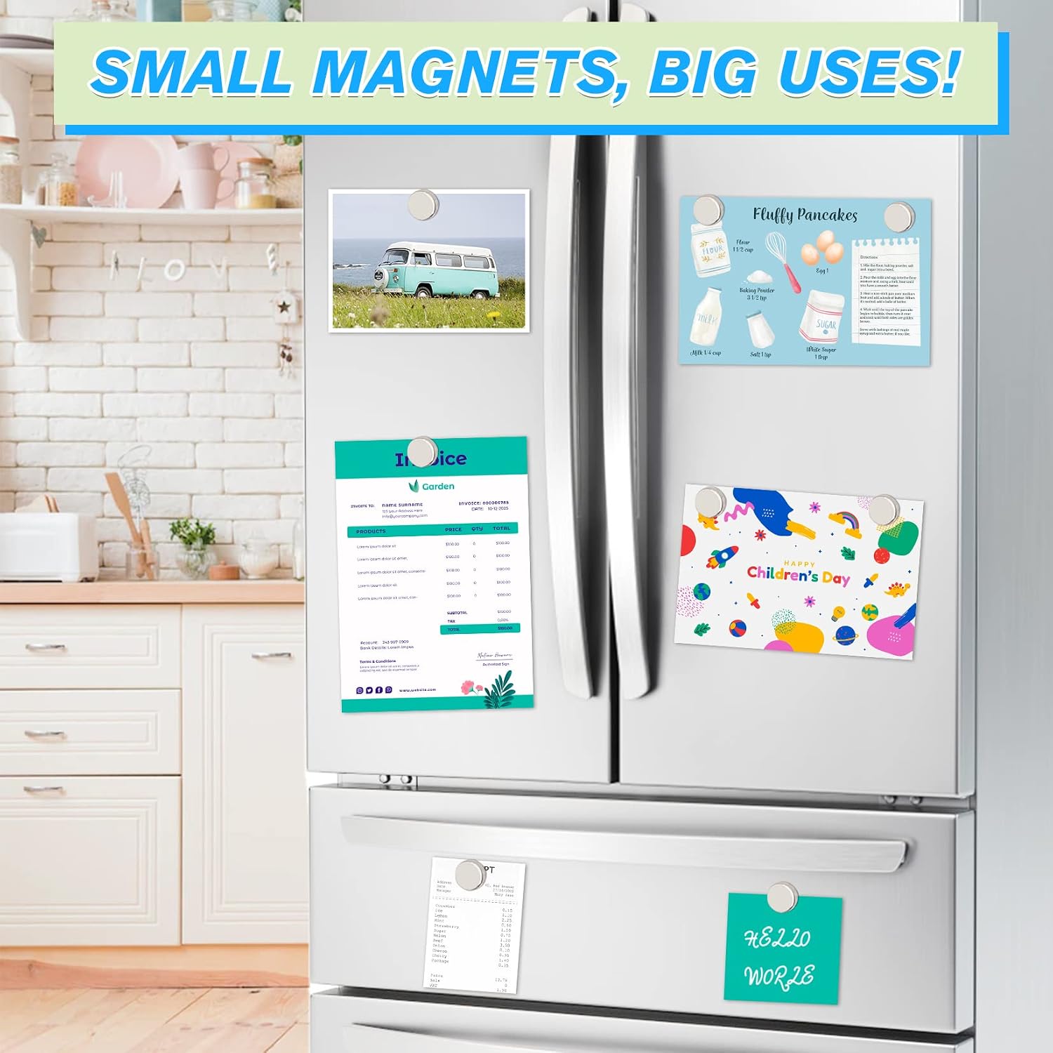 Thumbnail 5 de FINDMAG 50 Pcs 12 mm x 3 mm Small Magnets – Strong, Whiteboard & Fridge Magnets with Case