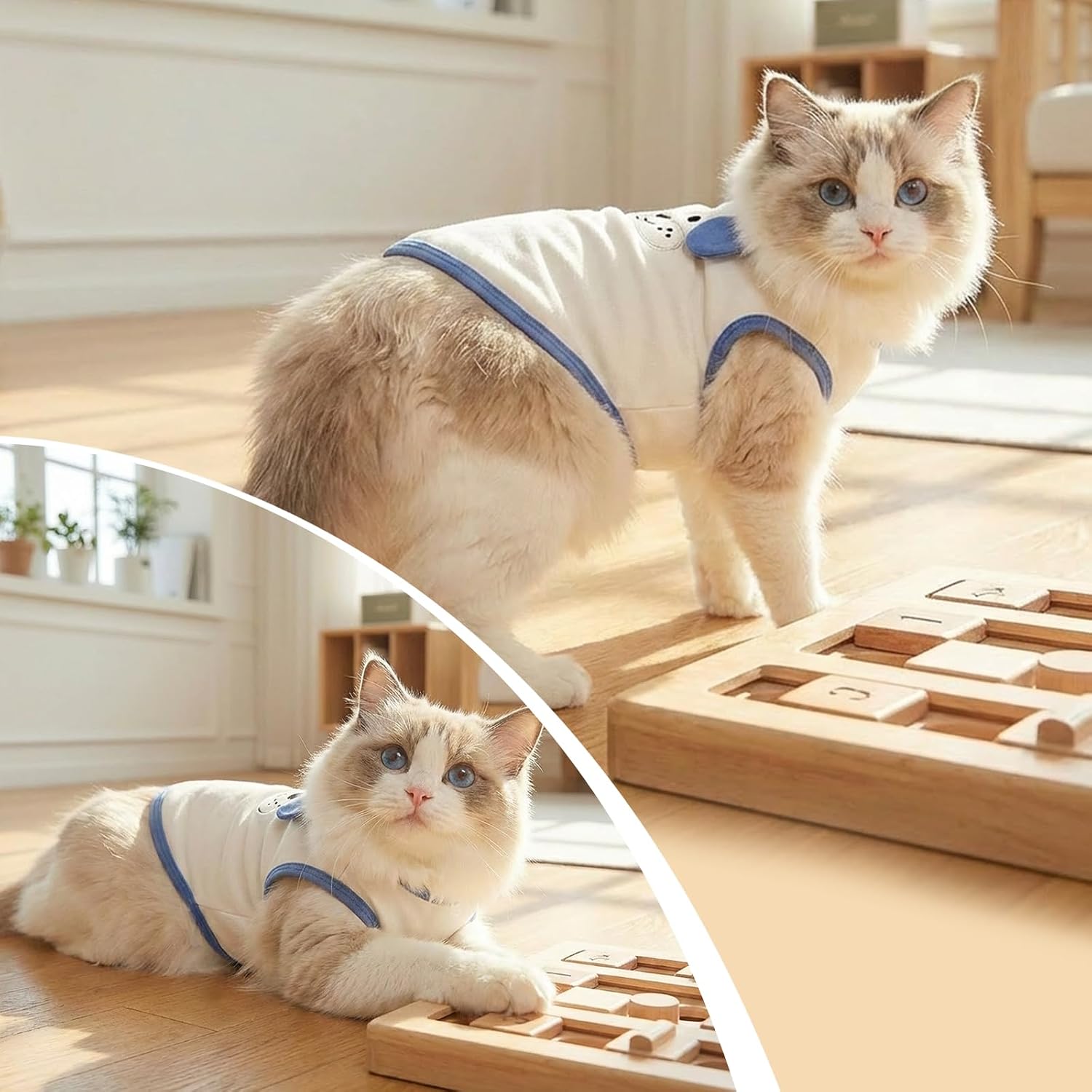 Thumbnail 5 de MAQILO Cat Shirt, Large