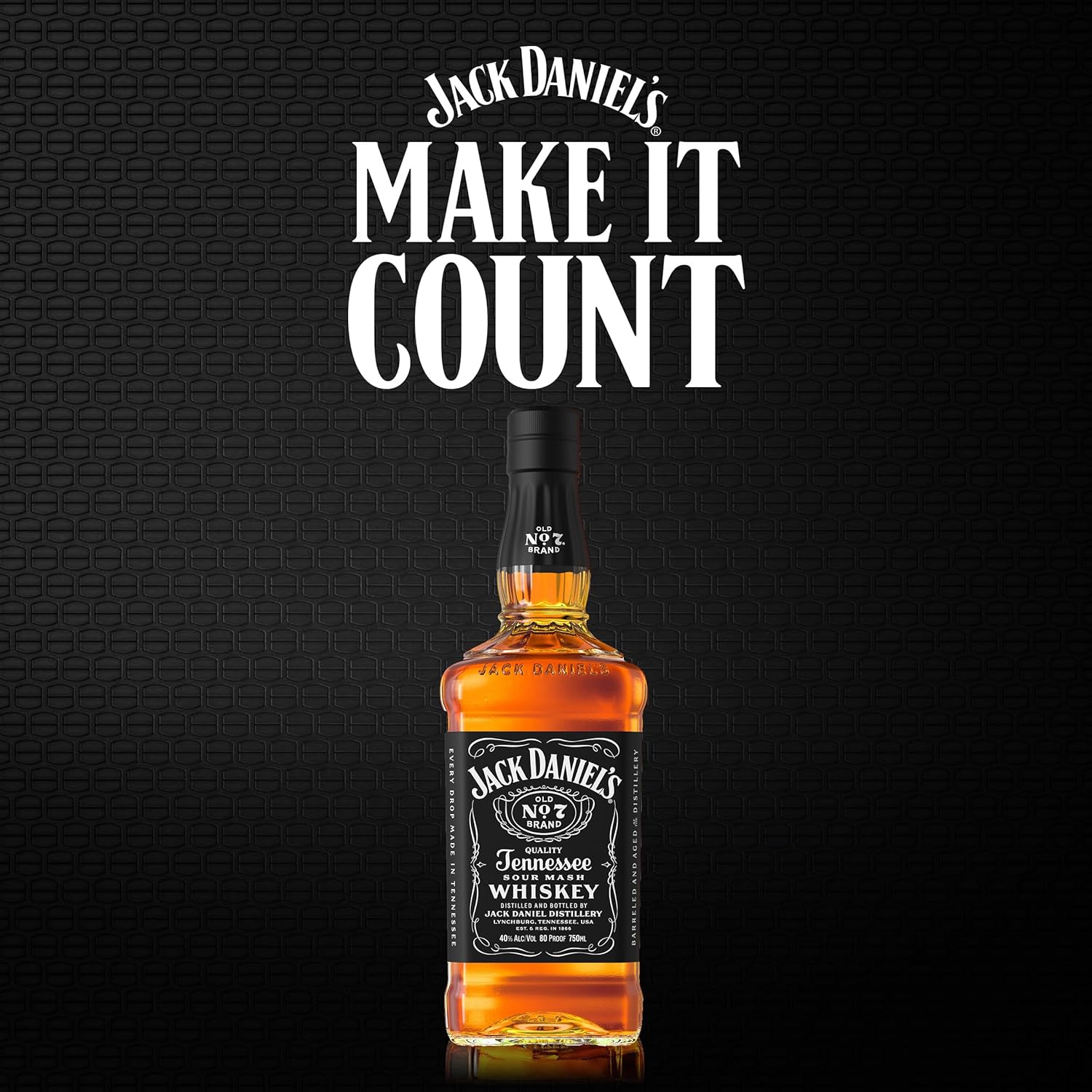 Thumbnail 4 de Jack Daniel's Tennessee Whiskey 50cl en cristal 🥃