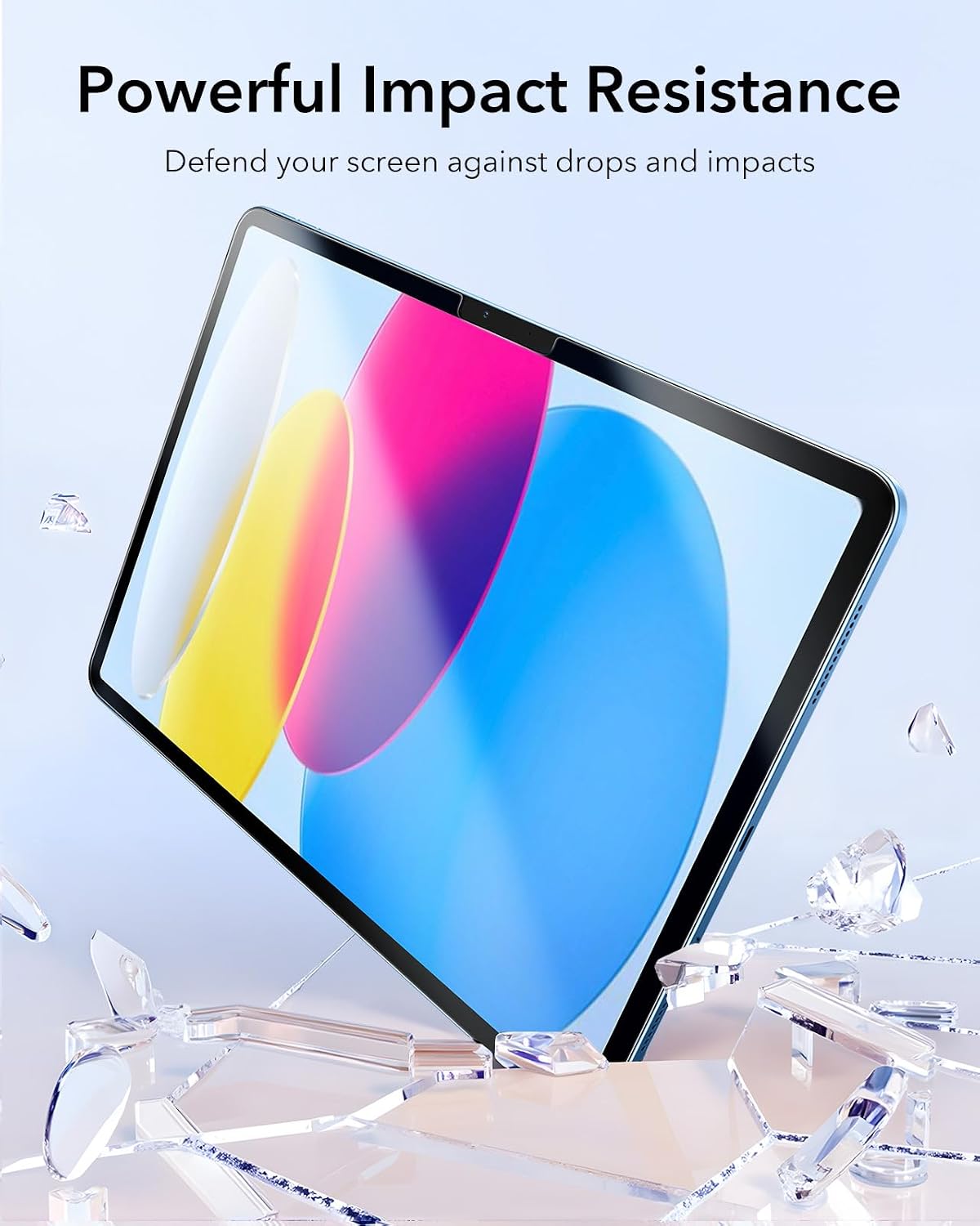 Detalle 2 de ESR Paper-Feel iPad screen protector 2-pack