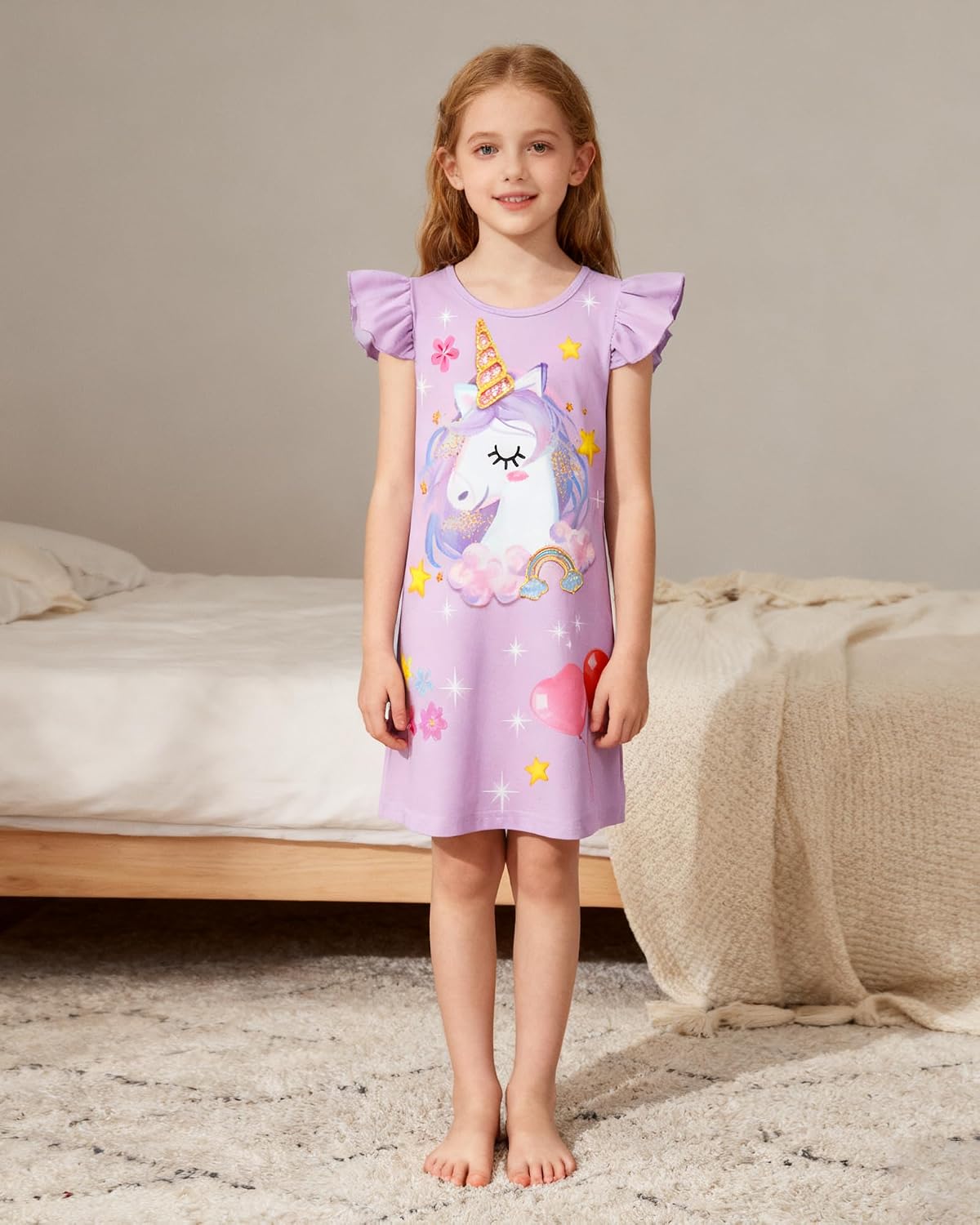Detalle 1 de LQSZ Girls' Nightgowns, Polyester