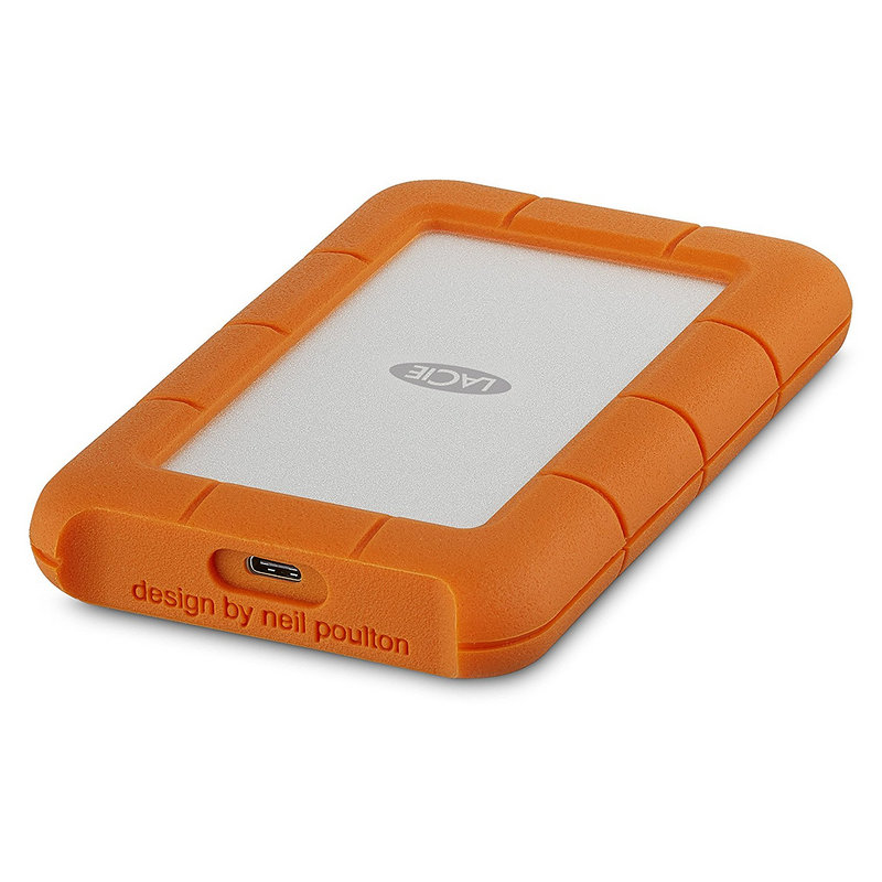 Detalle 2 de LaCie Rugged Mini 4TB 2.5" USB-C: resistencia y almacenamiento fiable para el campo