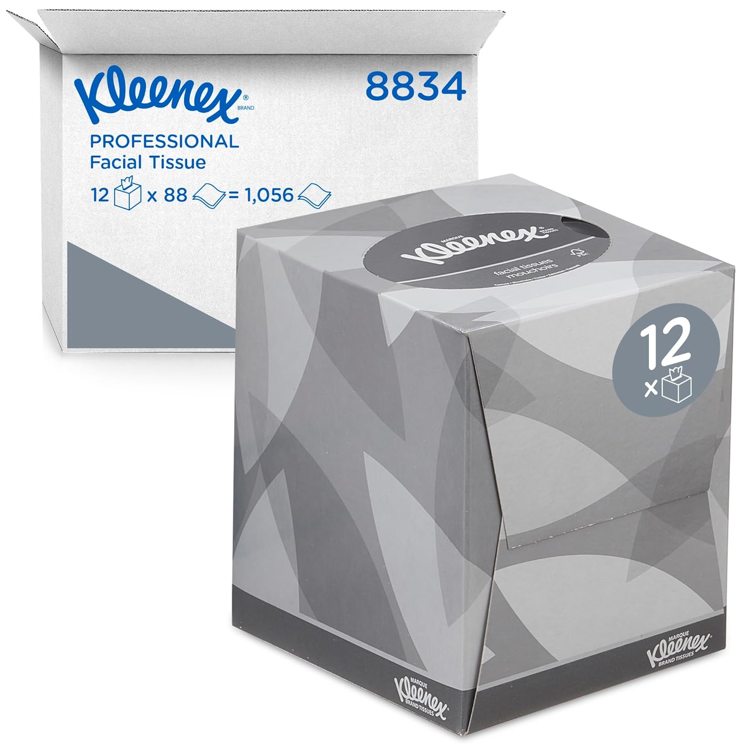 Detalle de Kleenex 2-Ply Facial Tissues Box