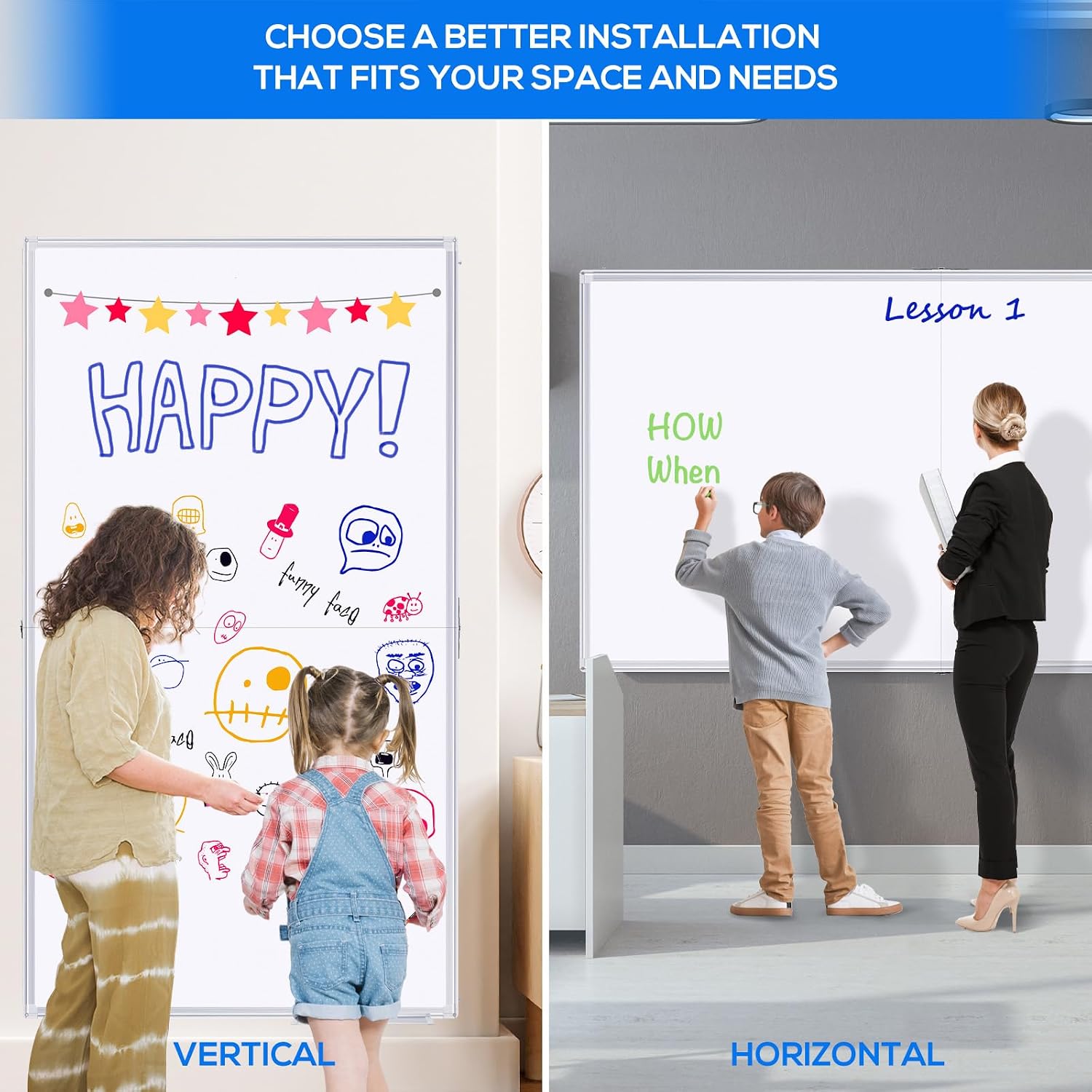 Detalle 2 de maxtek 72x48 Magnetic Dry-Erase Whiteboard with Aluminum Frame