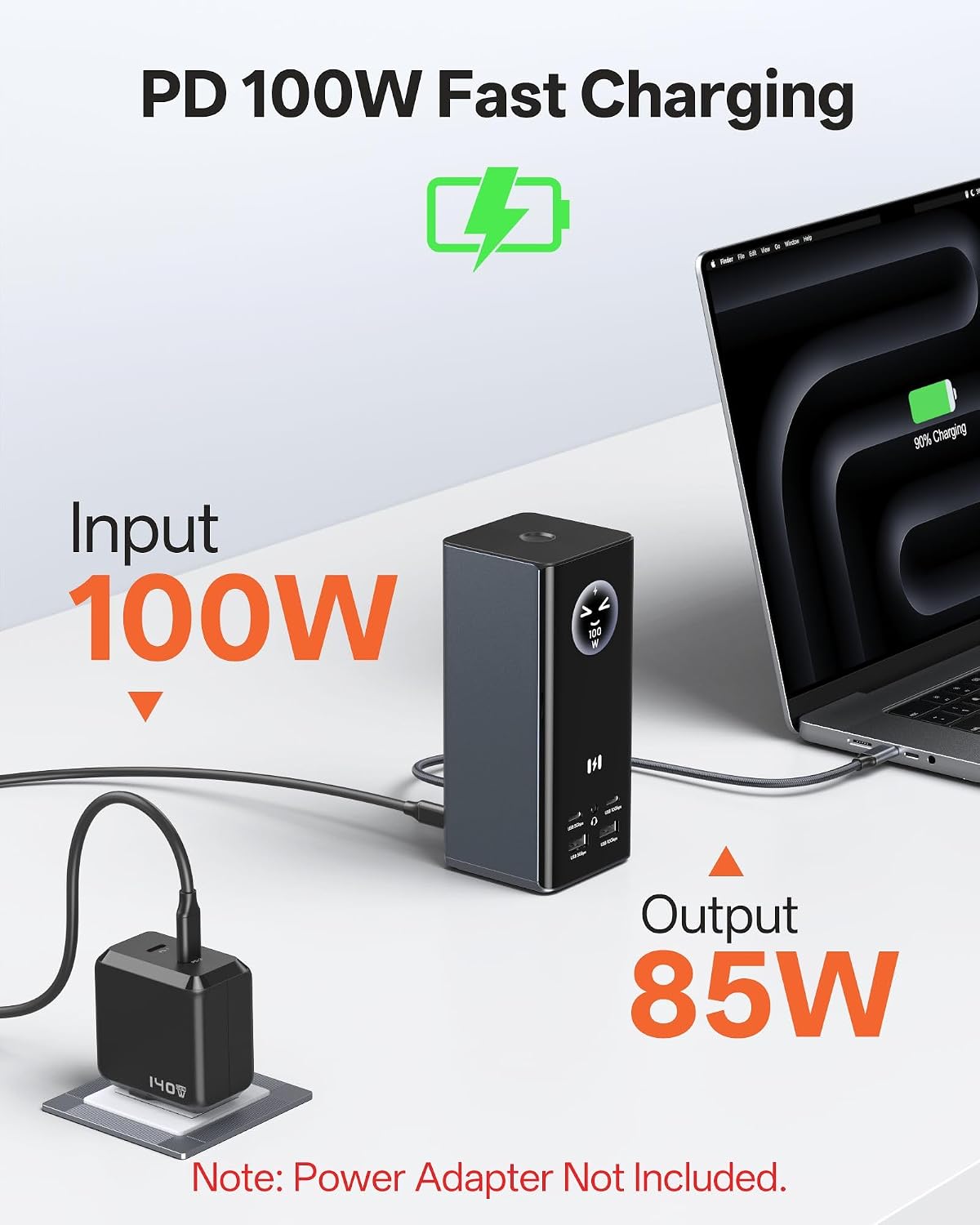 Thumbnail 6 de Selore&S-Global Triple-Monitor Laptop Docking Station with 3 HDMI and 2 DisplayPort