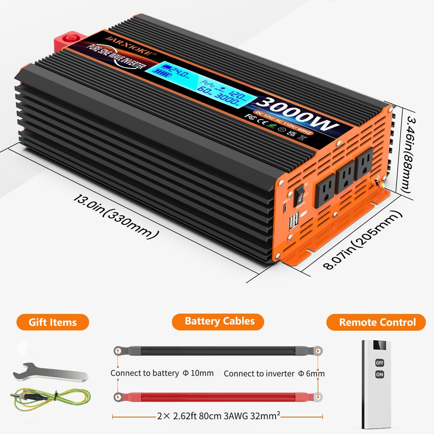 Thumbnail 5 de 3000W Pure Sine Wave Inverter 🔌