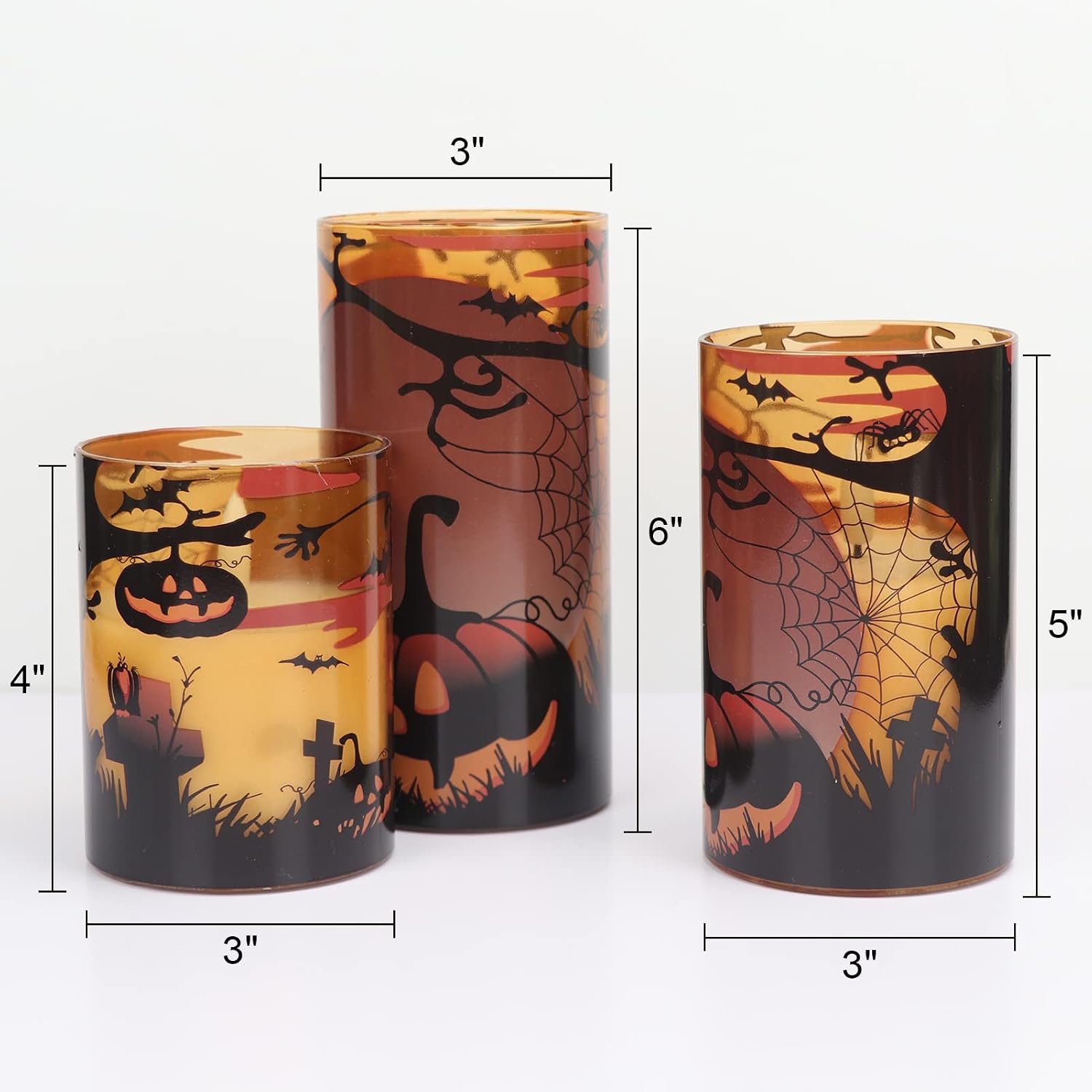 Detalle de Eldnacele Flameless Candles Real Wax