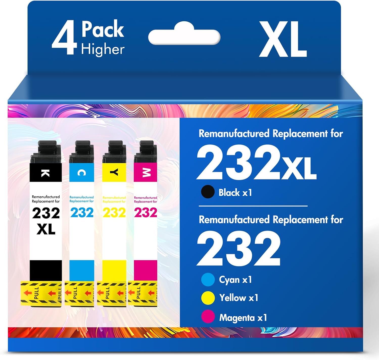 Detalle de Cool Toner Replacement for 232XL Ink Cartridges, Remanufactured 4-Color Pack