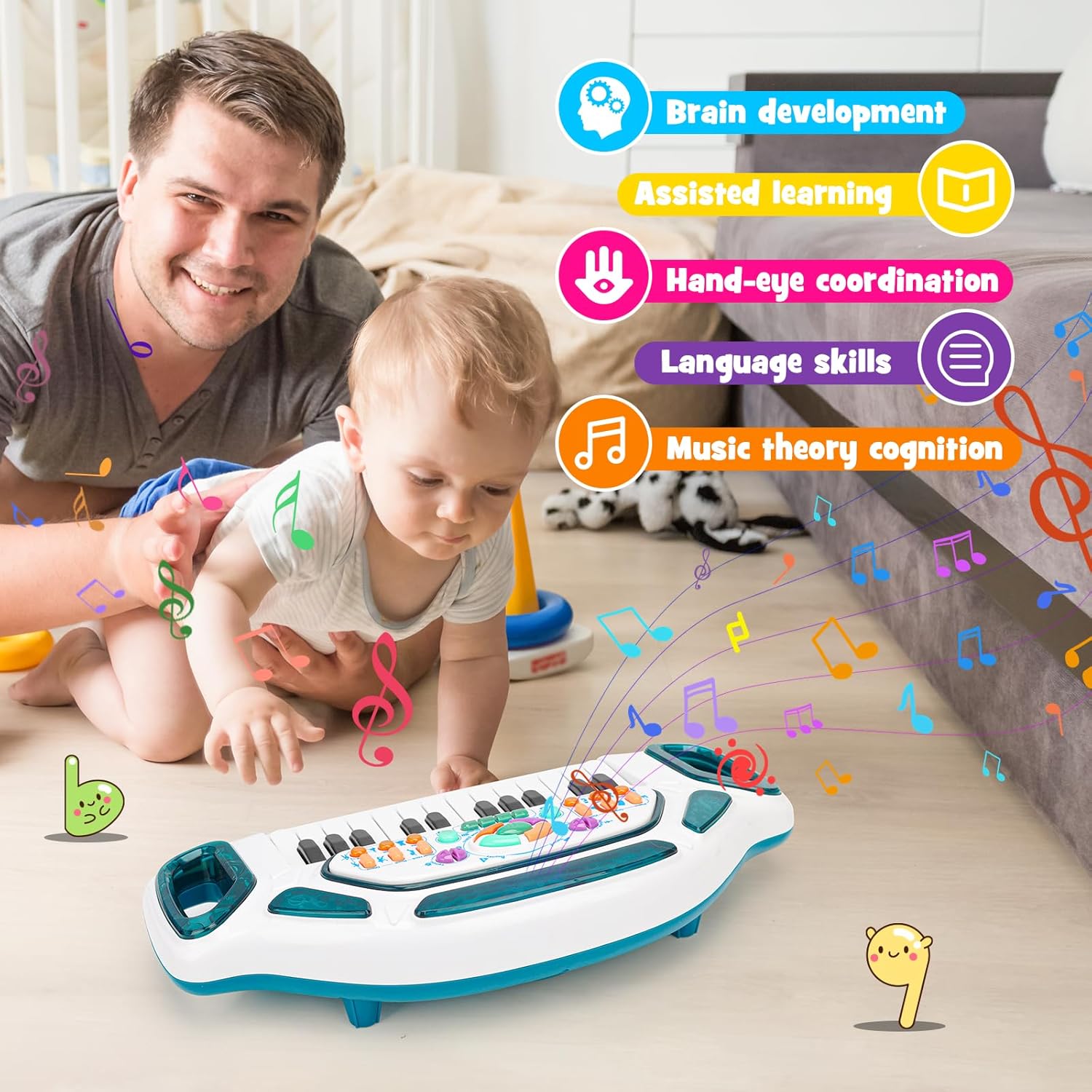Thumbnail 3 de Kids Piano Keyboard 24 keys for toddlers