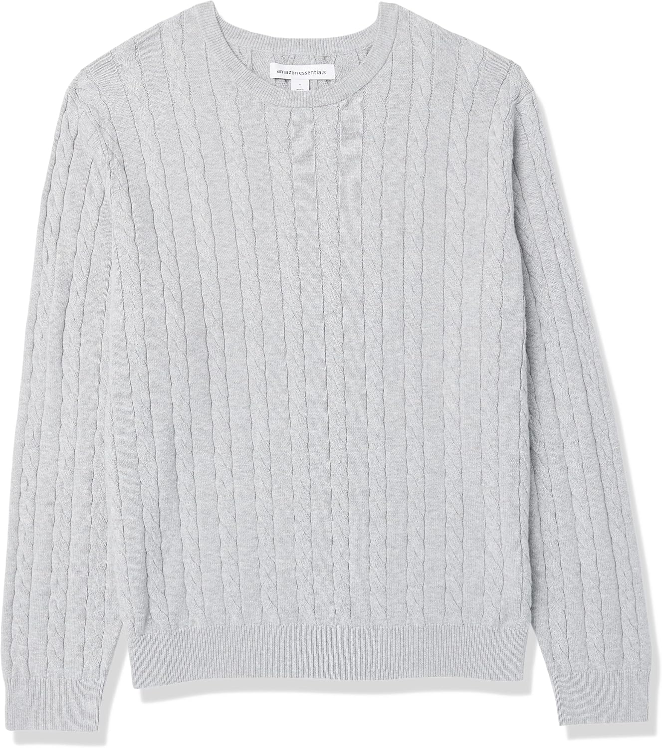 Thumbnail 5 de Amazon Essentials Men's Crewneck Cable Cotton Jumper