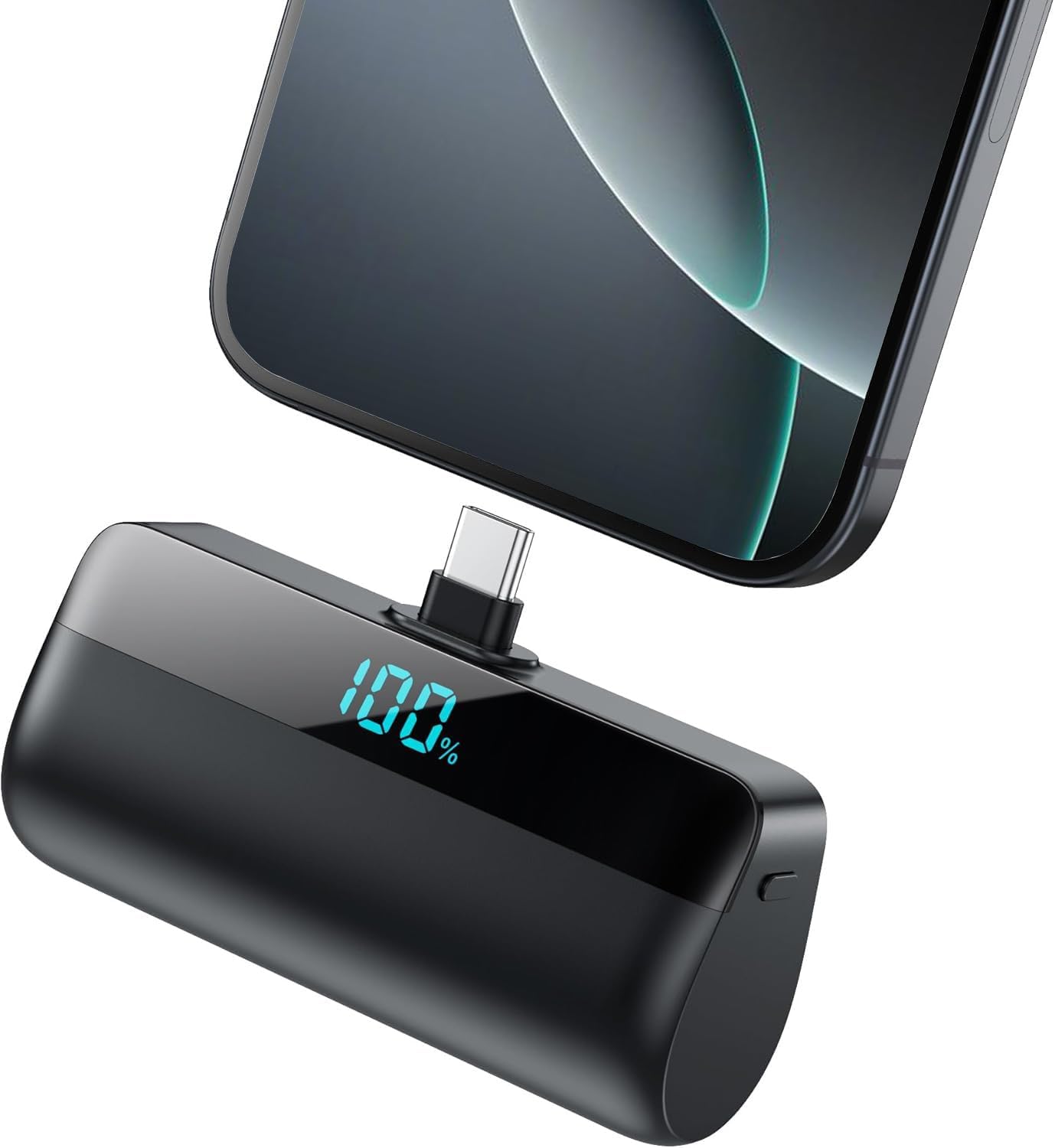 Detalle de Mini Power Bank 5200mAh for iPhone 15/16 – 2025 Upgraded USB‑C PD Portable Charger
