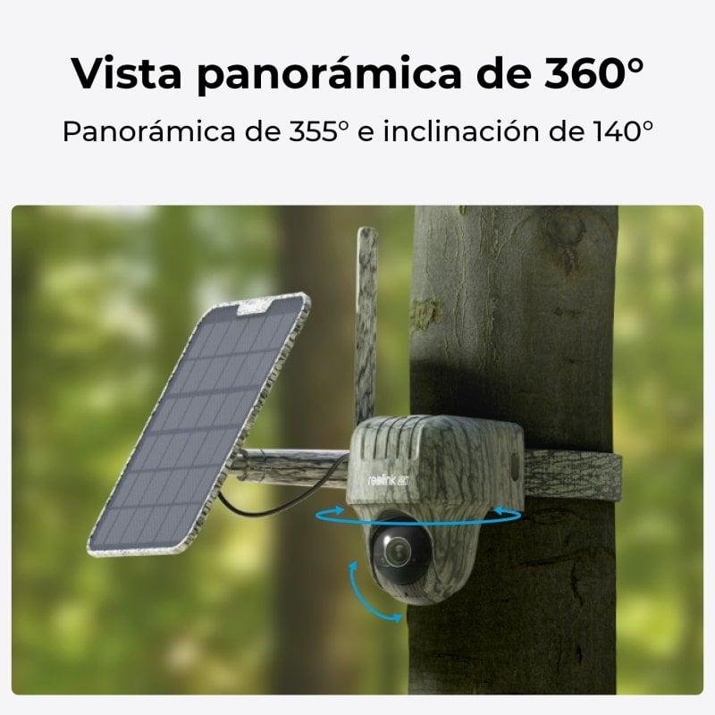Detalle 2 de Reolink Cámara PT Vida Silvestre 4K con batería y 4G LTE