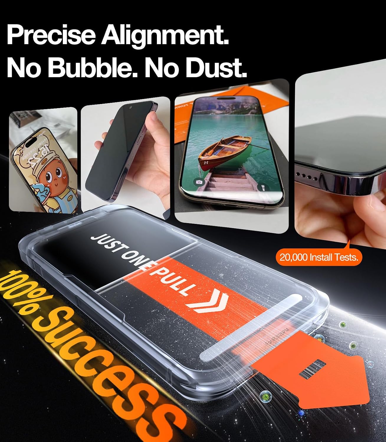 Detalle de TORRAS SunView AR Ultra Screen Protector for iPhone 18 Pro, Anti-Reflective 9H+ Glass