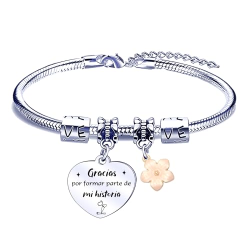 Detalle de FGHJK Pulsera Maestro Profesora | Regalo para graduación, Día del Maestro y cumpleaños